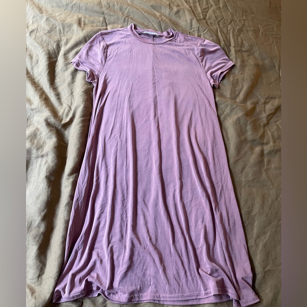 Elegant Lavender Mini Dress